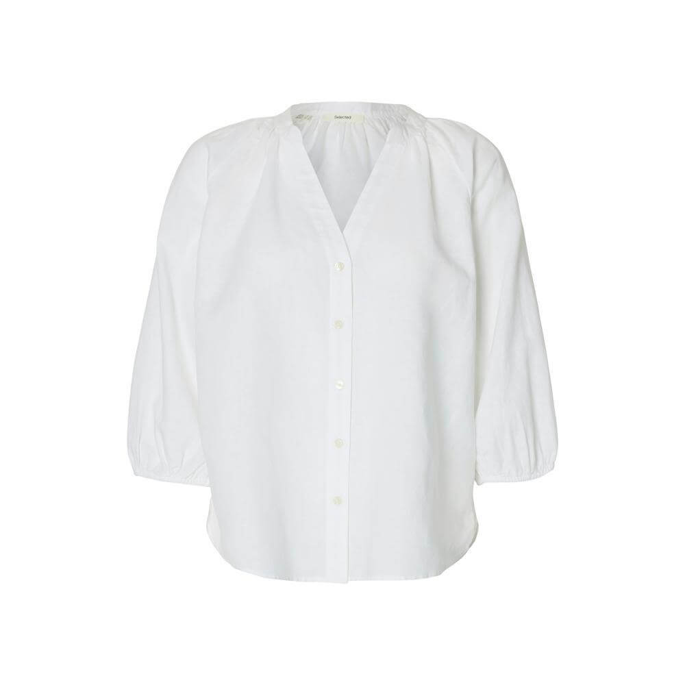 Selected Cleo Alberta Linen Blend Shirt
